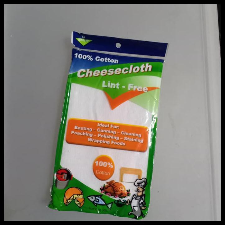 Import Cheese Cloth 100% Cotton Gauze Muslin Lint Free Size 182*91 Cm