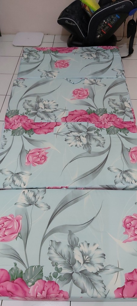 [garansi Rusak/sobek Tukar Baru] Kasur Lipat Busa 4 Ukuran 90cm X 200cm X 10cm Kirim Via Grab/gojek