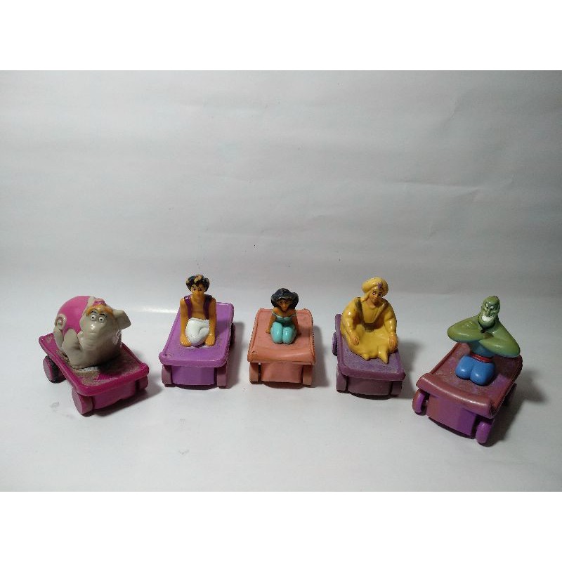 Aladdin Disney Happy Meal Mcdonalds Mcd Lawas Jadul Aladin Jin Ifrit Mcdonald Toys Jasmine Gajah