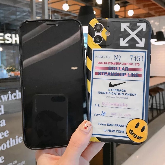 Off White x Drew Case Iphone 7plus 8plus 7 7+ 8 8+ X Xs Xr XsMAX 11 11pro 11promax 11 pro max