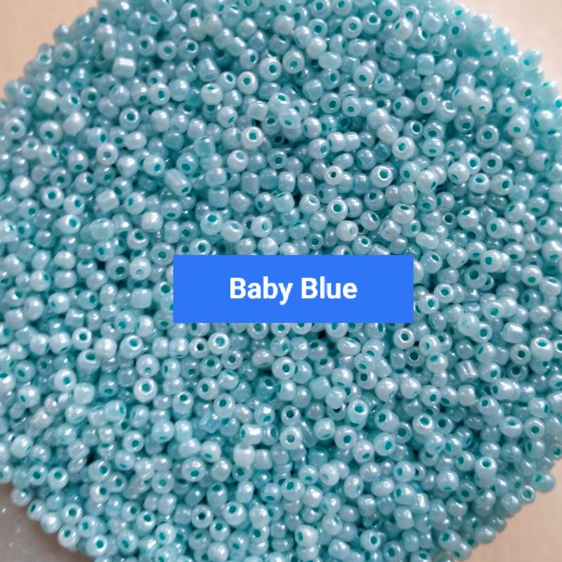 Mote Payet Pasir  Uk-3MM Baby Blue - 10Gram