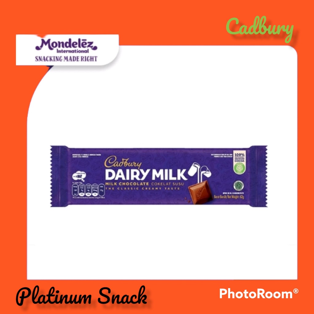 Cadbury Dairy Milk 62 g | Hazelnut | Milk Chocolate | Fruit &amp; Nut