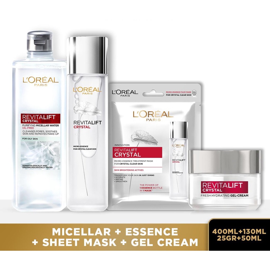 Loreal Paris Revitalift Crystal Full Premium Skincare Set