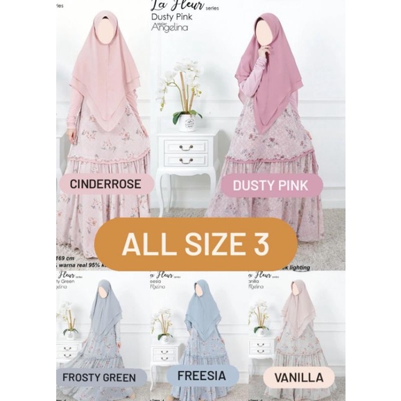 La Fleur Dress Dewasa SIZE 3 by Atelier Angelina