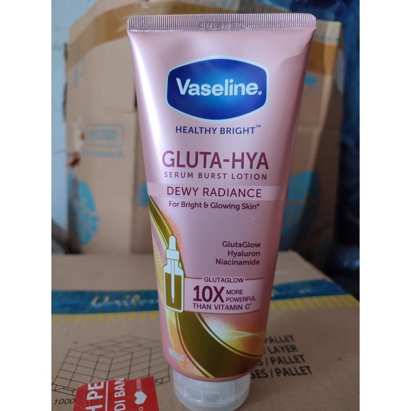 vaseline gluta hya dewy radiance 330ml/200ml