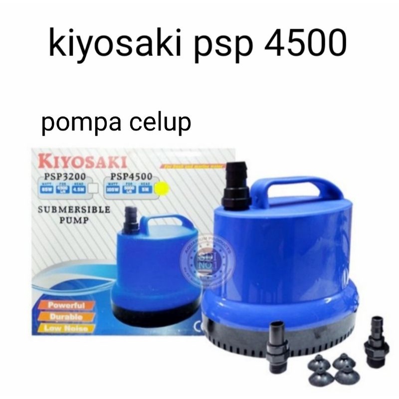 kiyosaki psp 4500 water pump pompa celup air kolam ikan power head kolam ikan