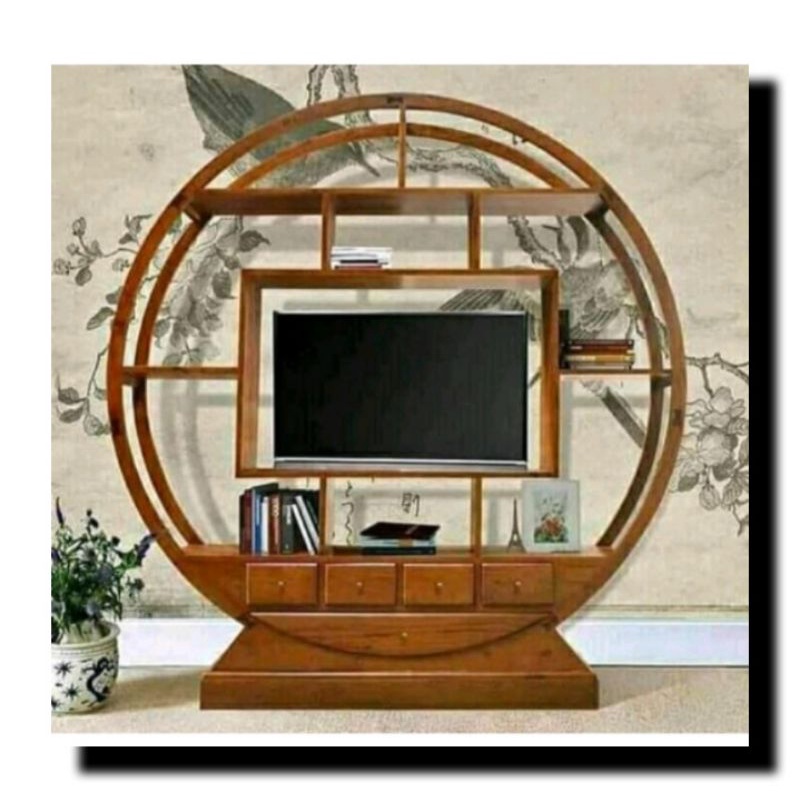 RAK TV PENYEKAT RUANGAN PARTISI JATI