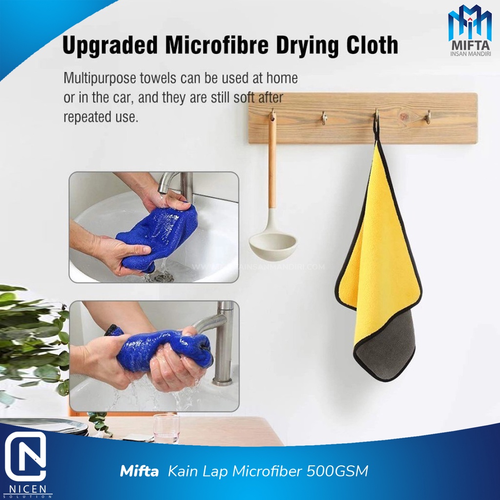 NICEN MIKROFIBER / KAIN LAP MICROFIBER 800GSM / MICRO FIBER LAP MOBIL