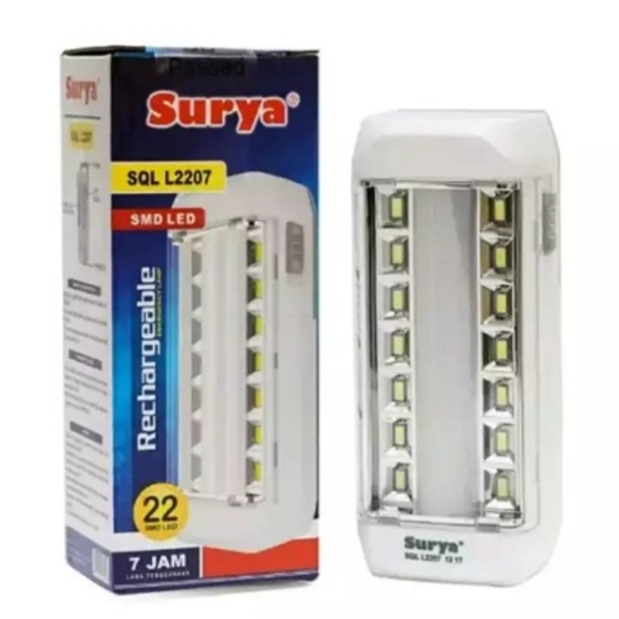 SURYA PANEL CAHAYA LAMPU MALAM 6 LED