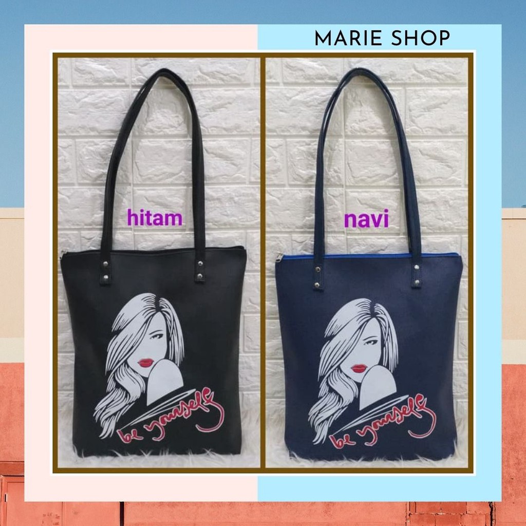 [ NK ] TOTE BAG PARIS TAS JINJING FASHION TAS KULIAH BUKU WANITA