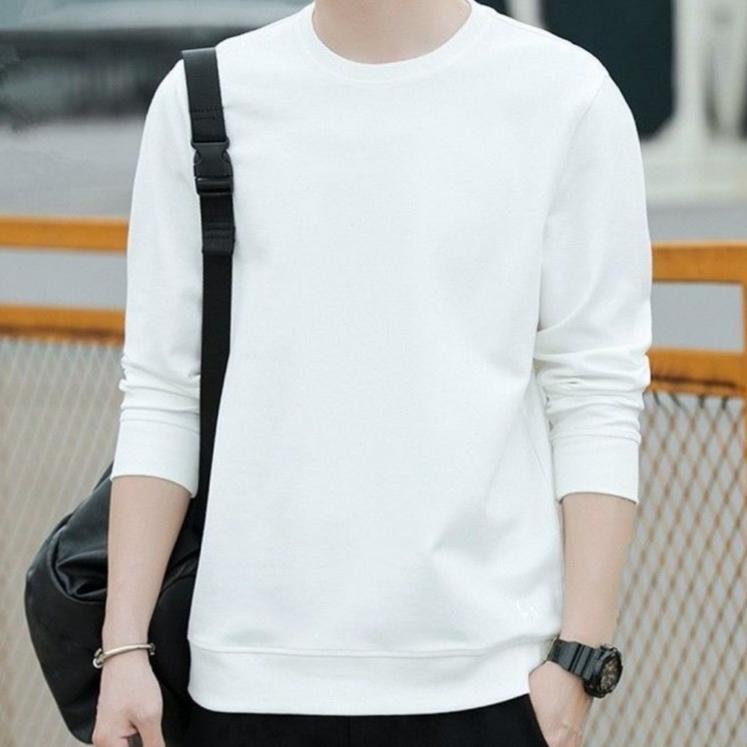 KAOS POLOS PRIA LENGAN PANJANG / KAOS PRIA KOREA / BAJU PRIA  DAN KEKINIAN / BAJU DISTRO 871TKR