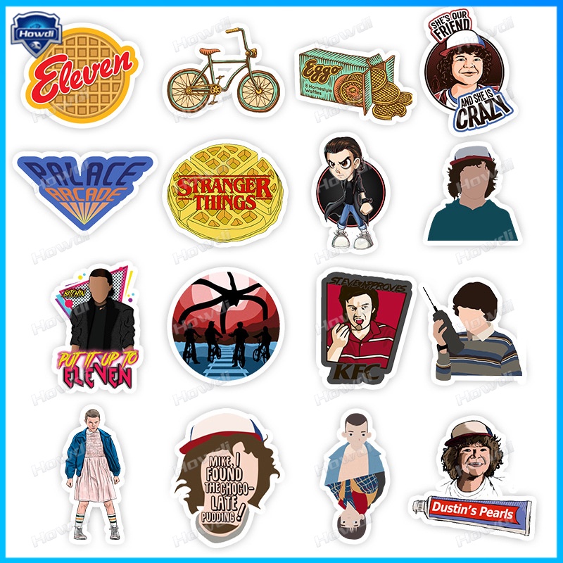 Stiker Stranger Things 3 Tahan Air Untuk Mobilmotor