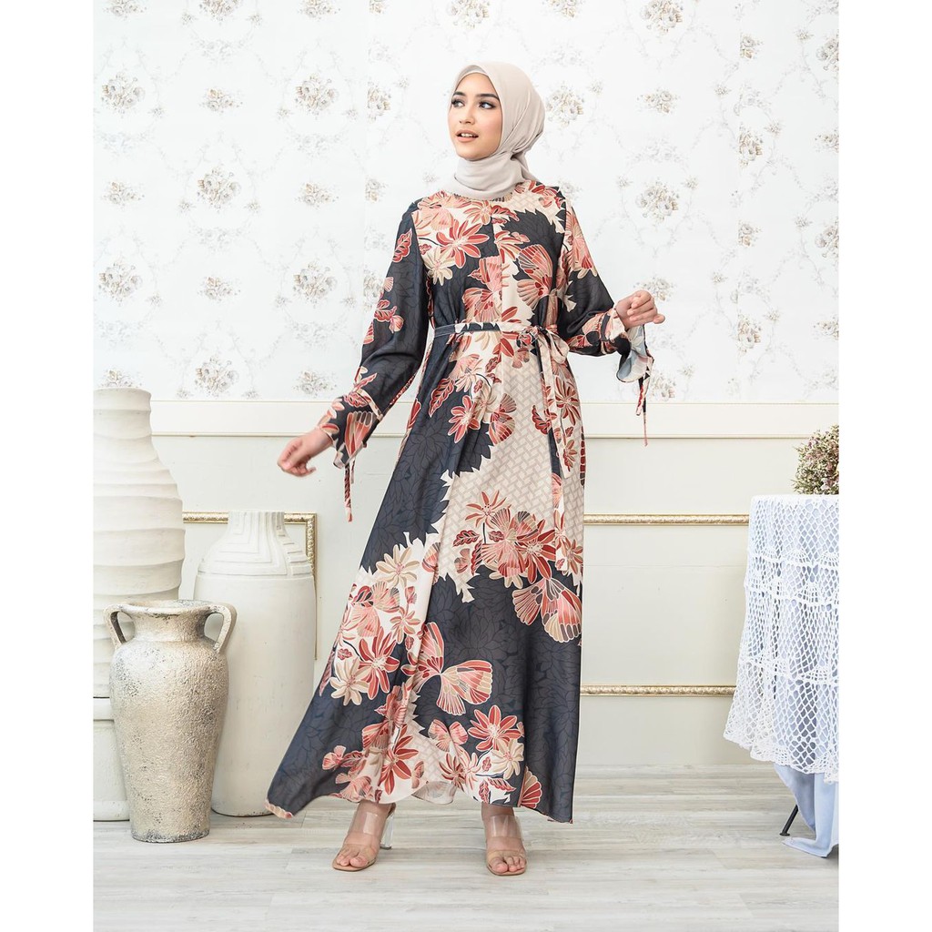 Alyssa Dress Crystal Ruby - Busui Friendly - Klamby