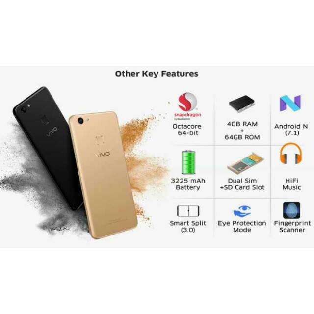 Vivo V7+ Plus Garansi Resmi 4GB / 64GB