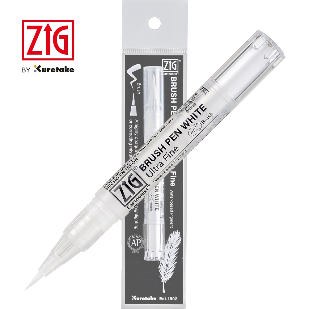 

ZIG KURETAKE BRUSH PEN WHITE (CNBW-02S)