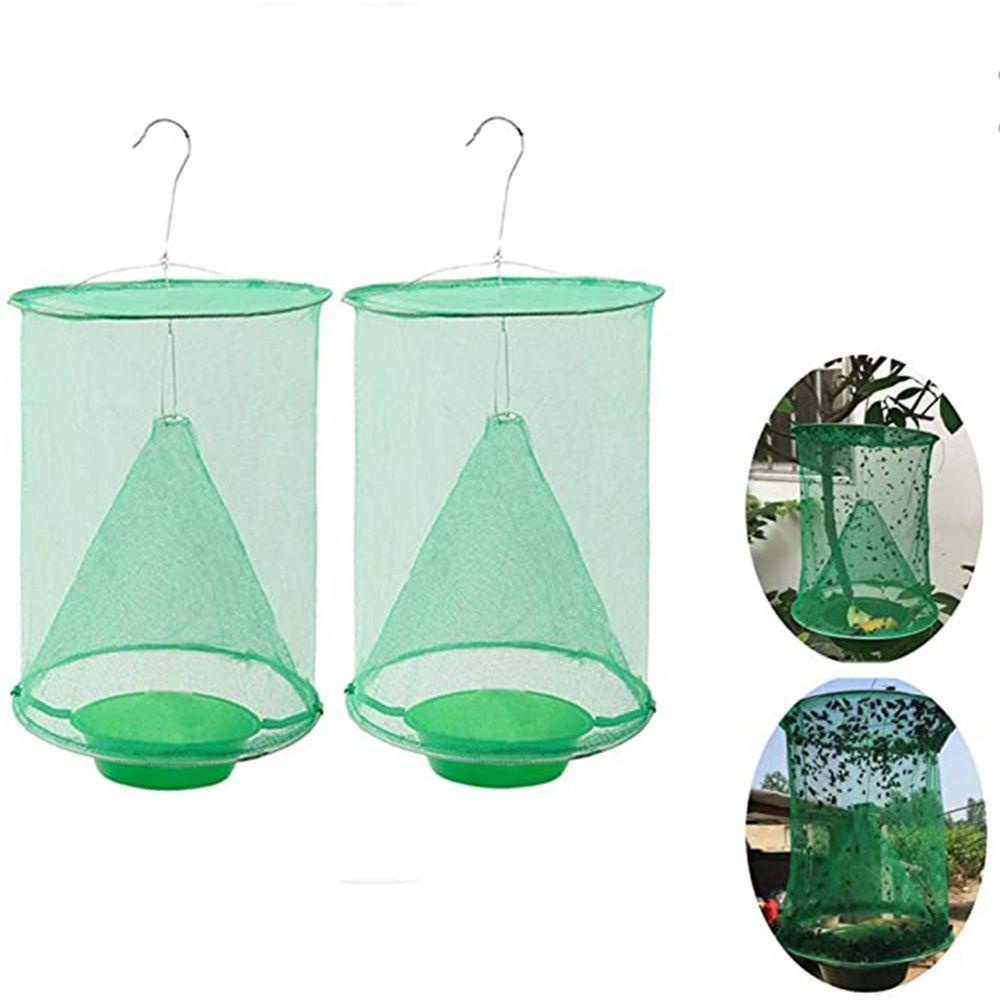 [Elegan] Fly Catcher Reusable Summer Garden Outdoor Ranch Farms Restoran Perangkap Lalat Kandang Net Killer Pest