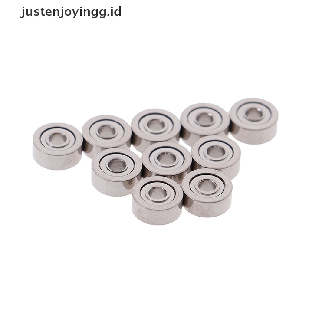 10pcs MR62ZZ / justenjoyingg.id / 10Pcs Bearing Bola mini Bahan metal Ukuran 2x6 X 2.5mm