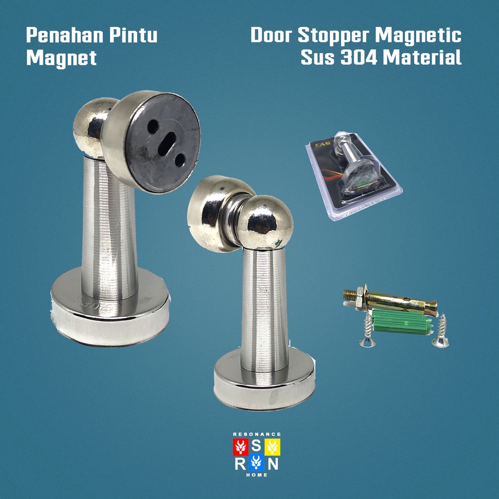 Door Stop Magnet / Penahan Pintu Stainless Resonance Home