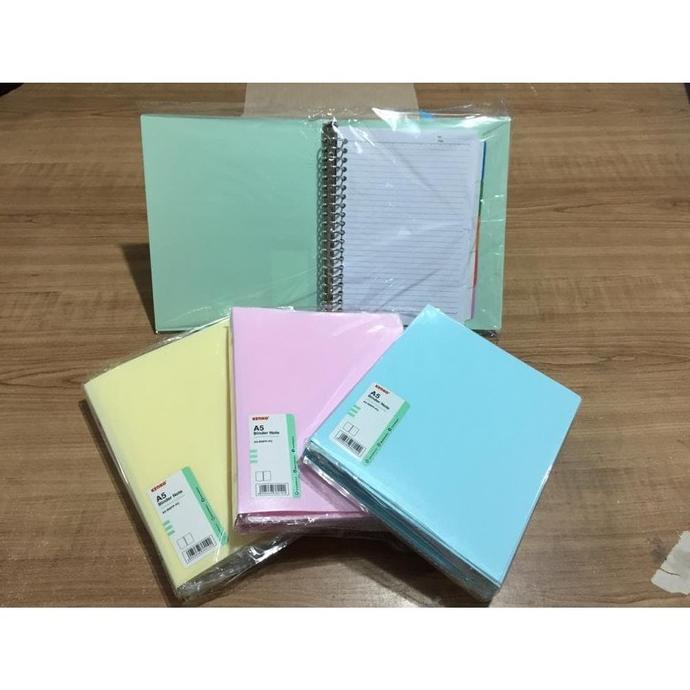 

Binder Note besi Kenko A5 - A5-BNPP-PC Warna Pastel