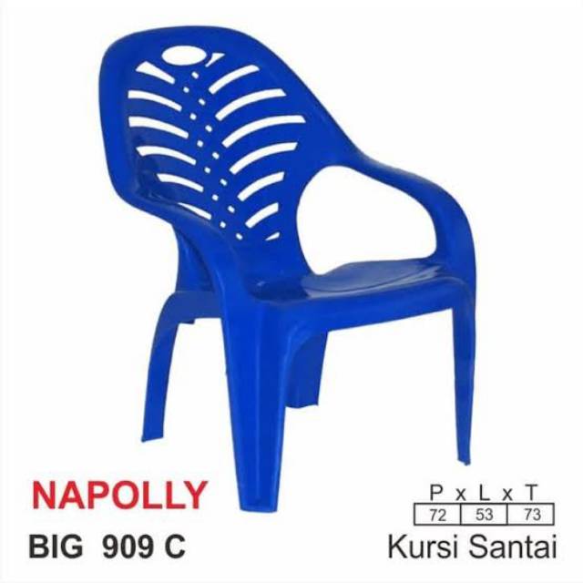 Kursi Santai Plastik / Kursi Sender Napolly / 909