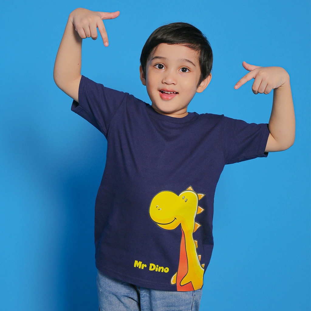 Kaos Distro Anak Premium Cotton 24s Mr Dino