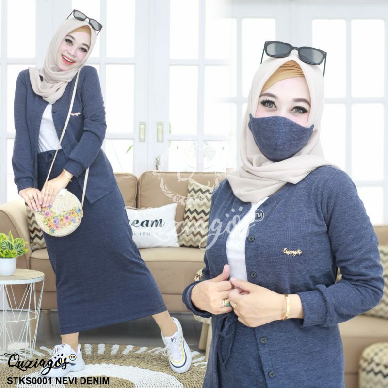 SET CARDIGAN+ROK QUZIAGOS ORIGINAL