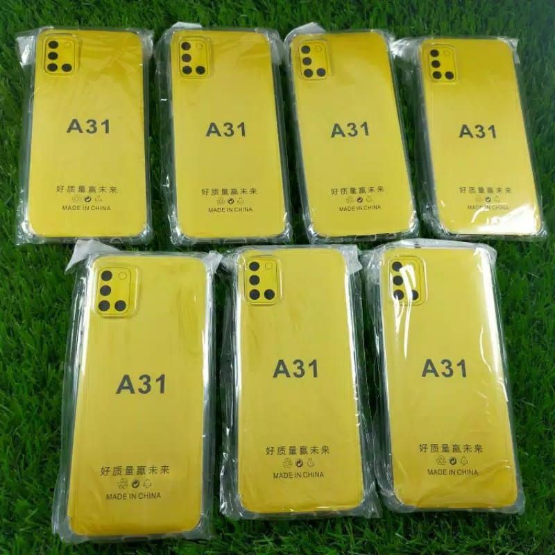 Anti Crack Samsung A31 Silikon Bening Case Samsung A31