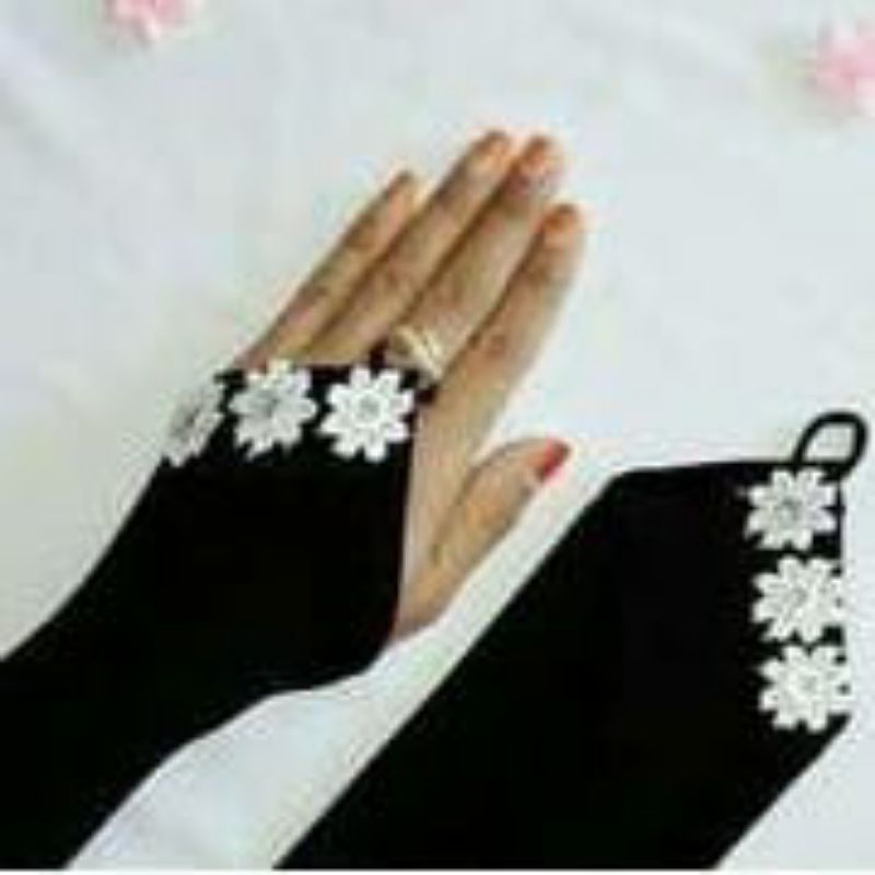 [HUSNA COLLECTION] Handsock Cincin Melati Samping / Handsock Melati