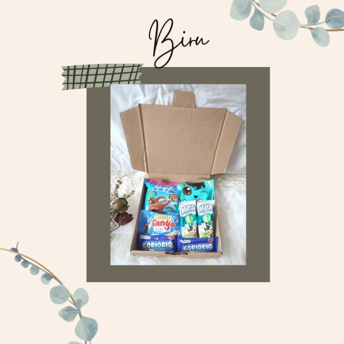 

Sale!!! Snack Box | Hampers | Snack Gift | Kado Ultah | Gift Wisuda | Biru - Paling Dicari