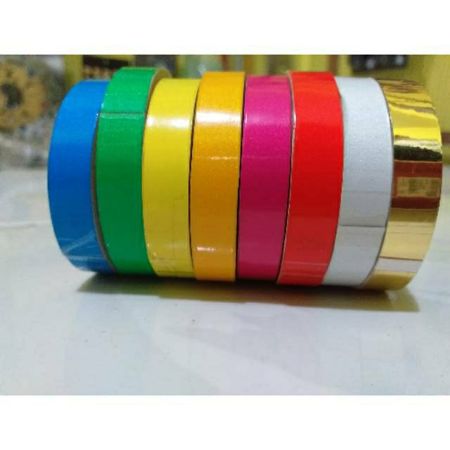 List velg/sticker velg buat motor/mobil aneka warna termurah