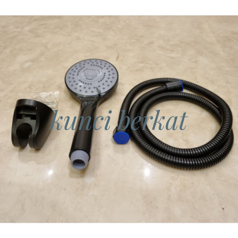 Shower Mandi/Sower Set/Hand Shower/Hitam/Black