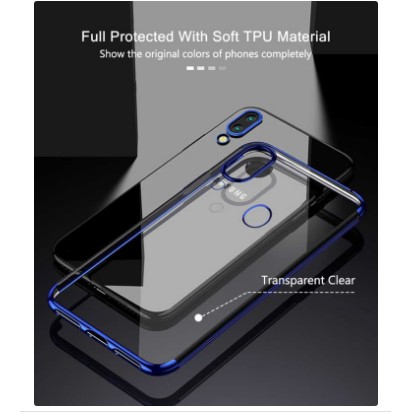 Case Redmi Note 7 Plating list chrome Premium