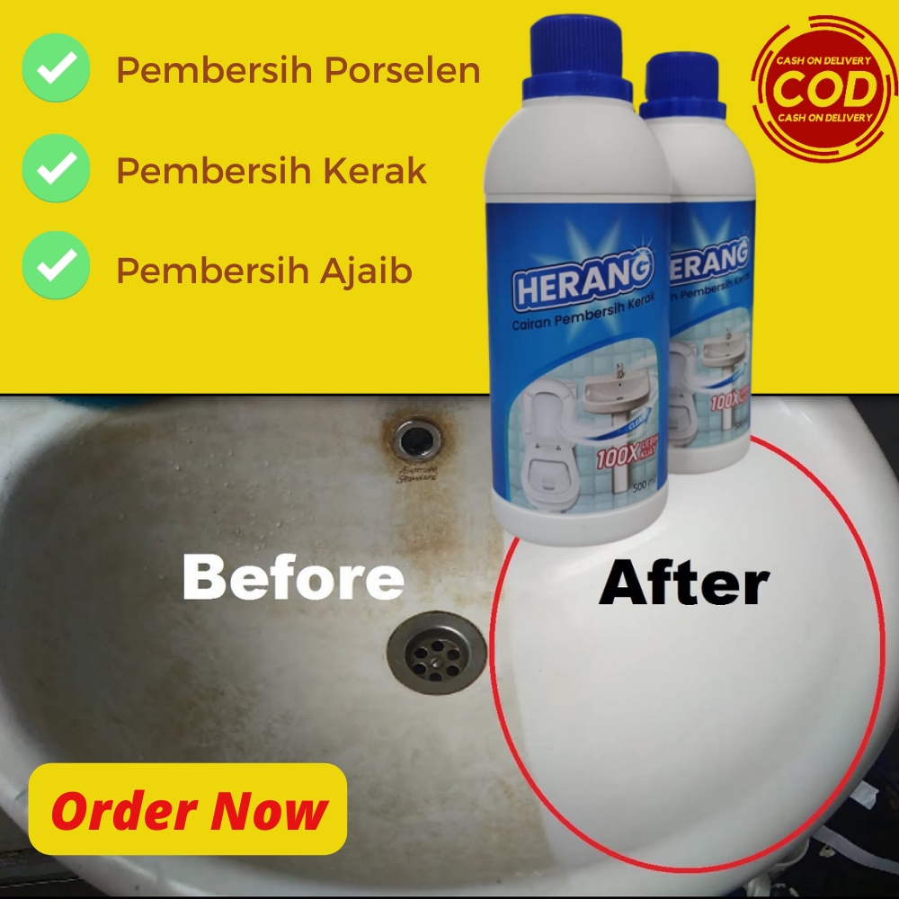 HERANG Pembersih Kerak Lantai kamar mandi / Dinding kamar mandi / Porselen / wastafel