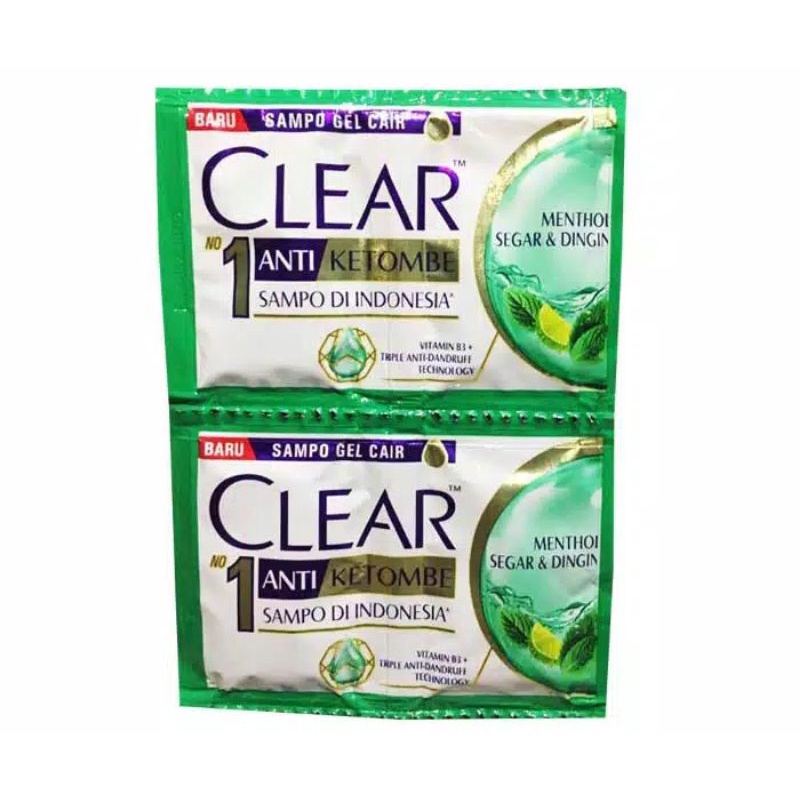 Clear Sampo Anti Ketombe Sachet 12x9ml