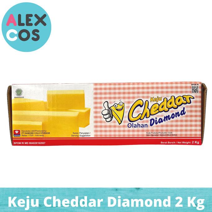 

READY COD Keju Cheddar Diamond 2 Kg Cheese