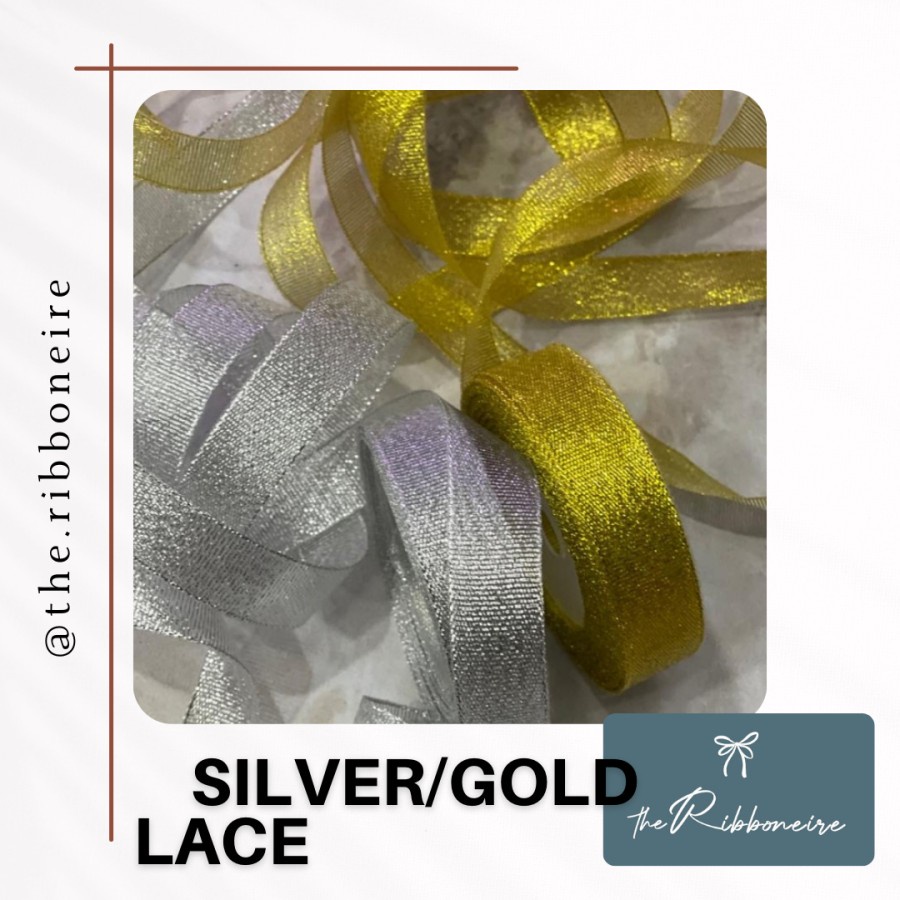 

Pita gliter gold silver L:2CM per 3 meter
