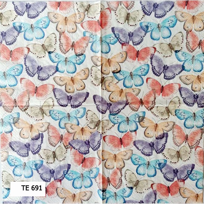 TISU NAPKIN DECOUPAGE EROPAH 33X33 CM TE 691 TTS