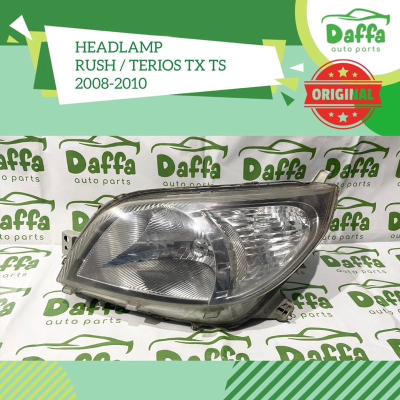 Headlamp Headlight Head Lamp Light Lampu Depan Utama Besar Mobil Toyota Rush TS TX 2008 2009 2010 Or