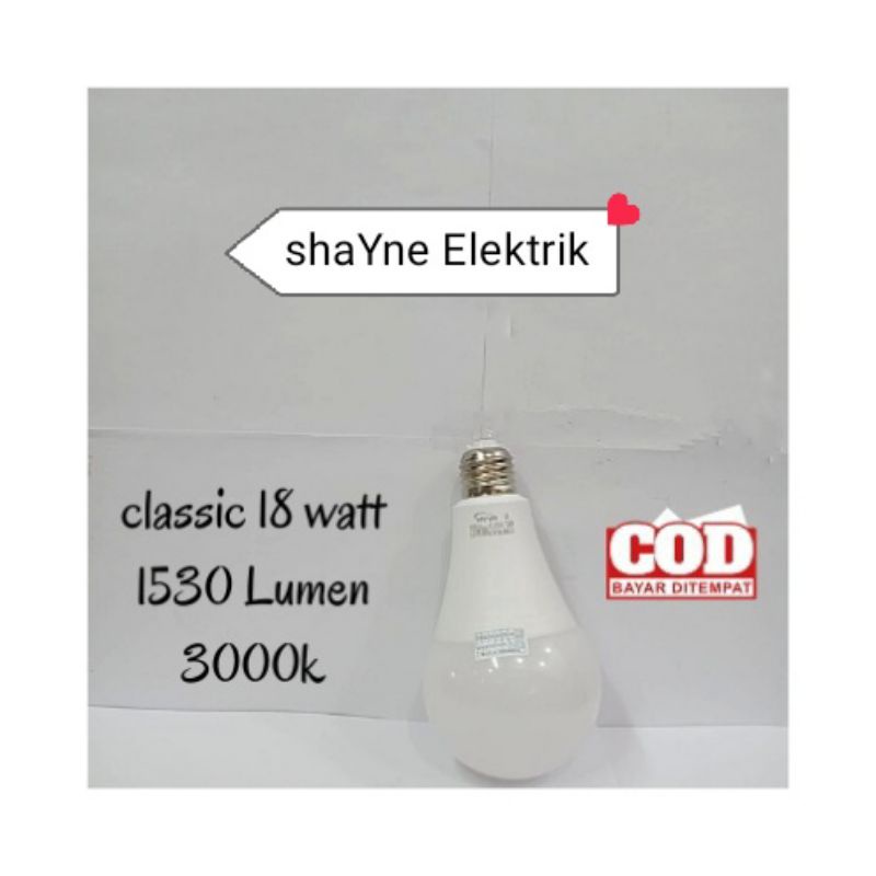 Lampu LED Bohlam MYVO CLASSIC 18 Watt Termurah