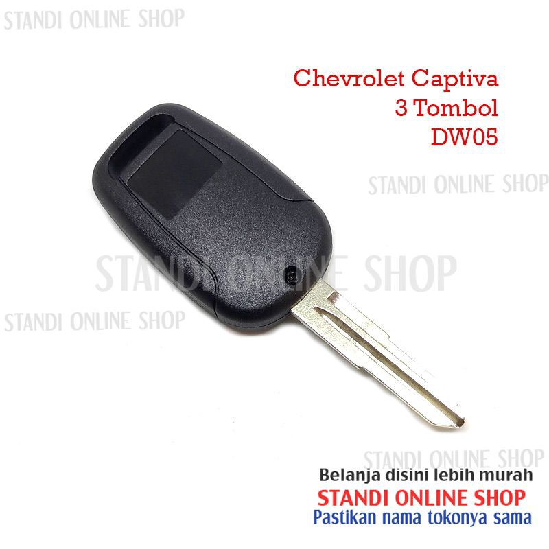 Casing Kunci Key Shell Blank Bahan Kunci Mobil Chevrolet Captiva