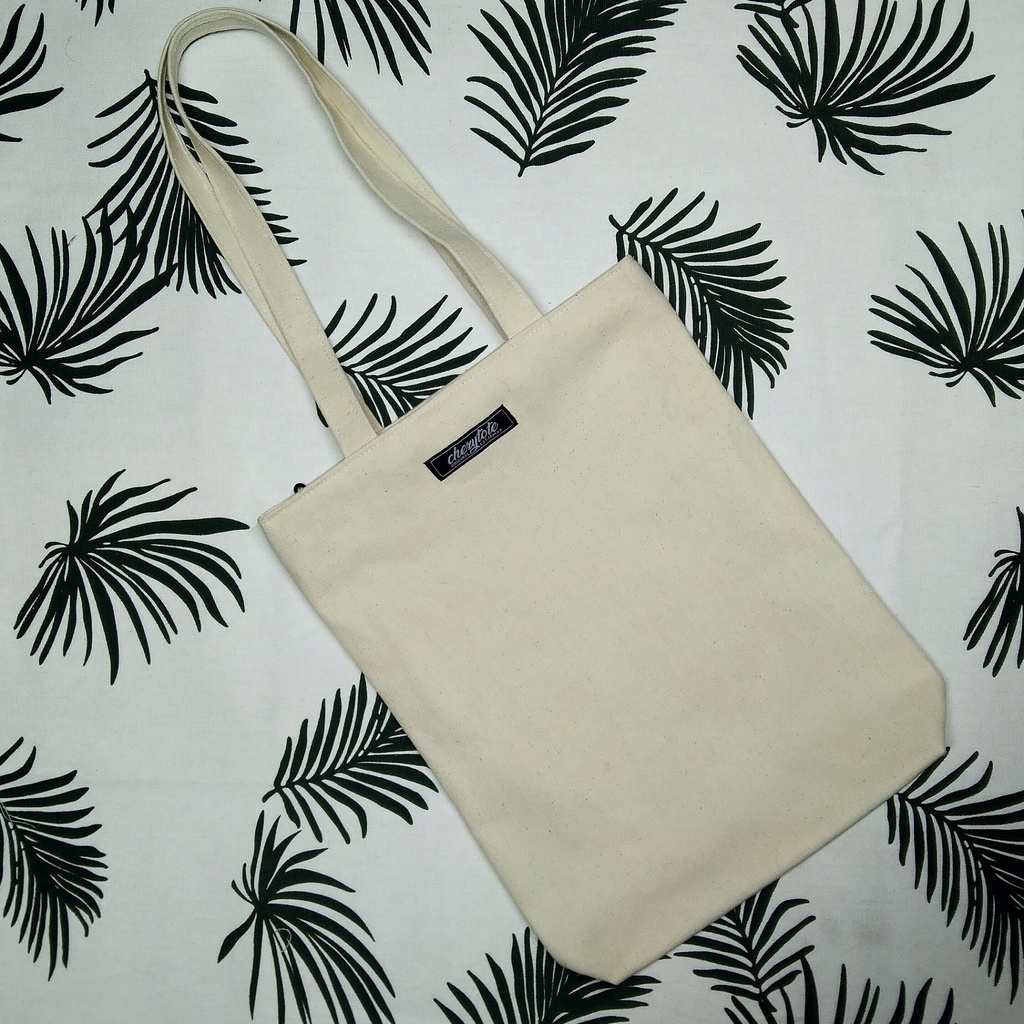 Totebag Sling Bag Canvas Tas Selempang Besar Pria Wanita - Original Cherytote