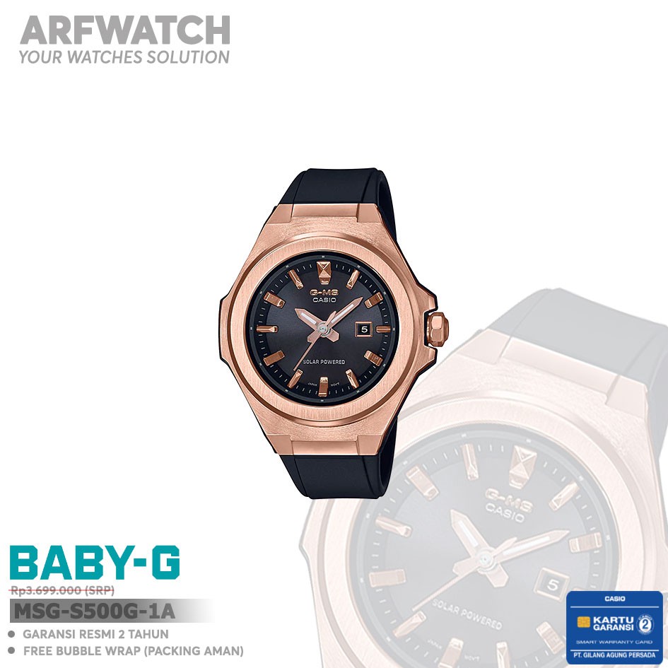 Casio Baby-G MSG-S500G-1A / MSG-S500G-1ADR Original