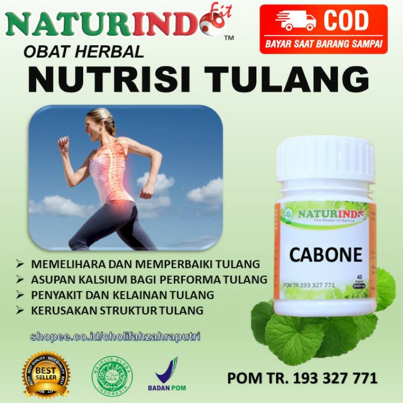 Suplemen Nutrisi Tulang Cabone Naturindo