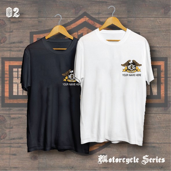 CUSTOM KAOS HARLEY DAVIDSON HOG