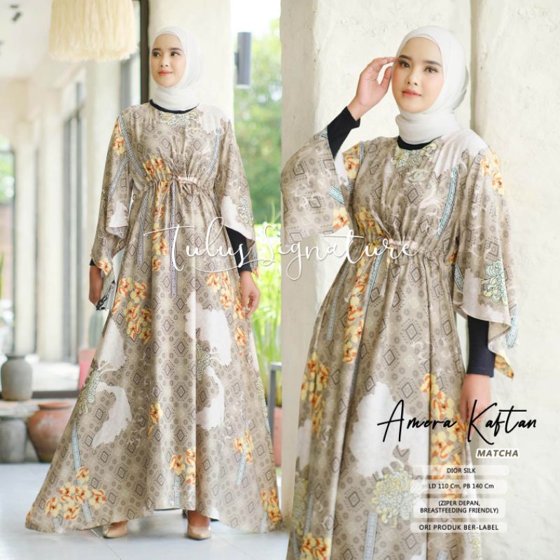 AMERA KAFTAN - Gamis Muslim Syari - Gamis Busui - Gaamis Premium Murah - Gamis Terbaru - Gamis Dewas