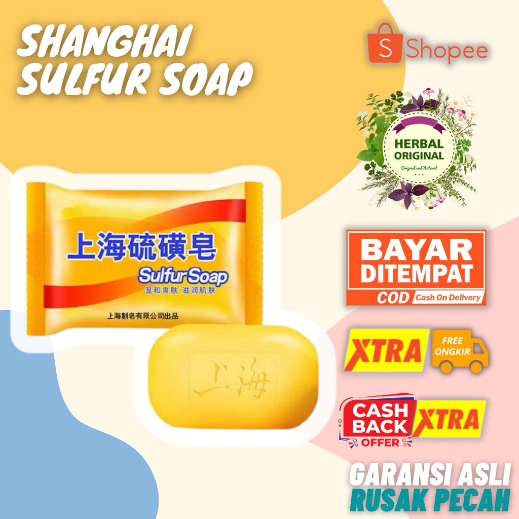 SABUN HILANG PANU, KADAS, KURAP JAMUR - SHANGHAI SULFUR SOAP
