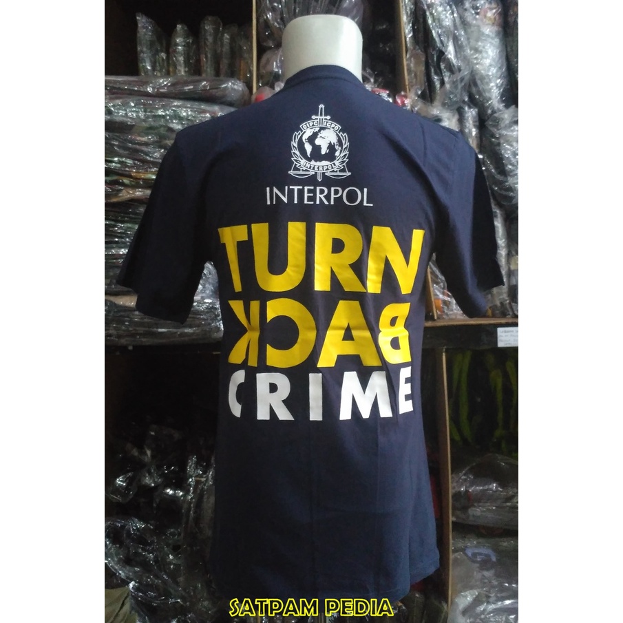 Kaos Katun Interpol TBC Combed - Kaos Pria Interpol