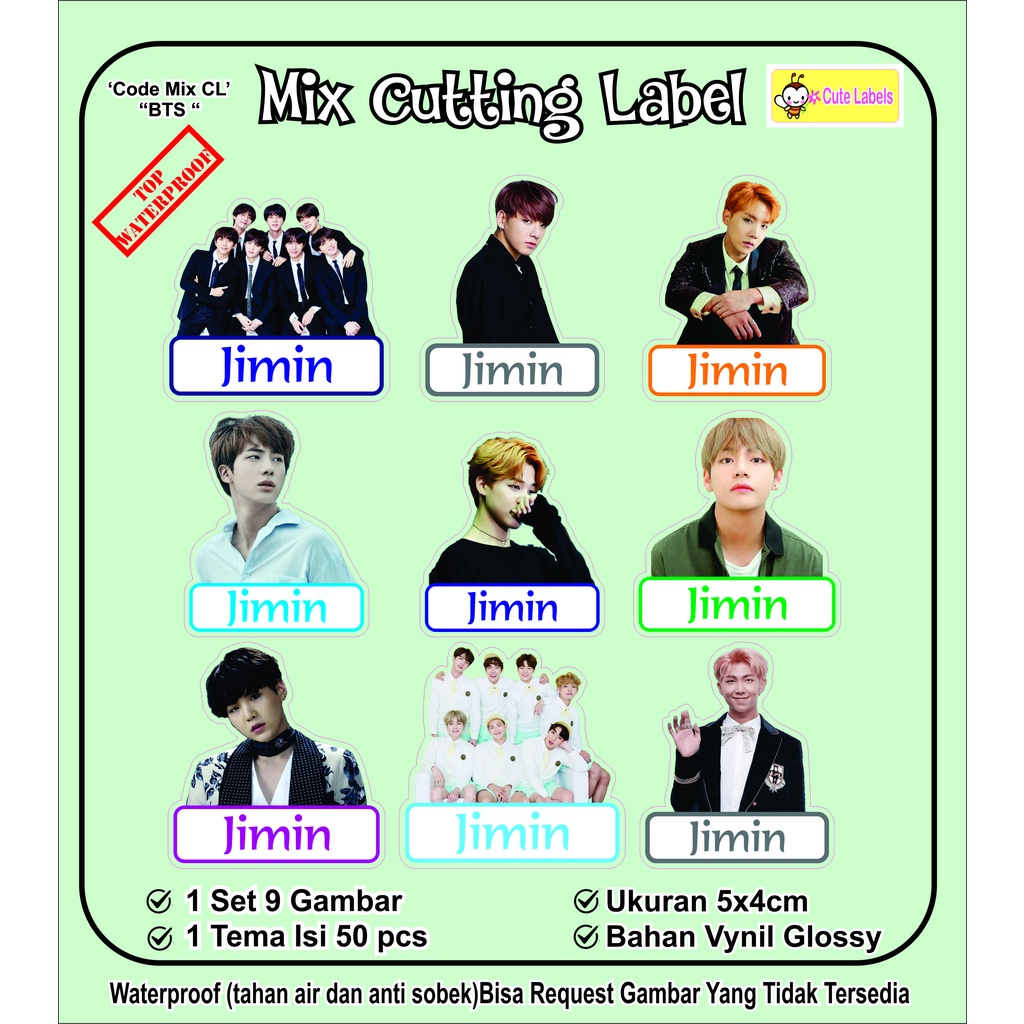 

Mix Cutting Label BTS