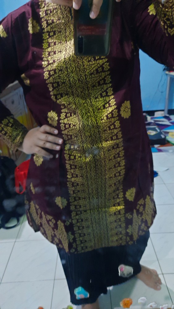 Terlaris Serut Genes Jelita Tunic Navbor Yelbor Whitbor Creambor Tunik Batik Modern Hrb030 Dolbi Dob