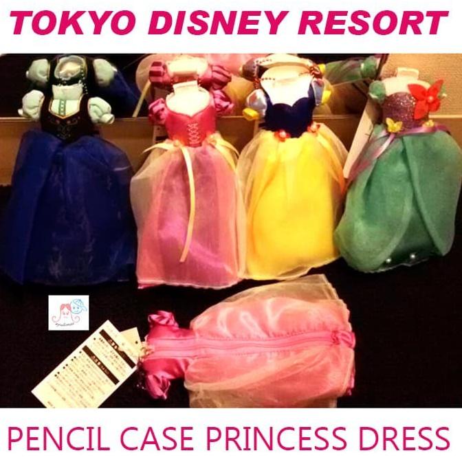 

TOKYO DISNEYLAND - PRINCESS DRESS PENCIL CASE / KOTAK PENSIL DFD6546E